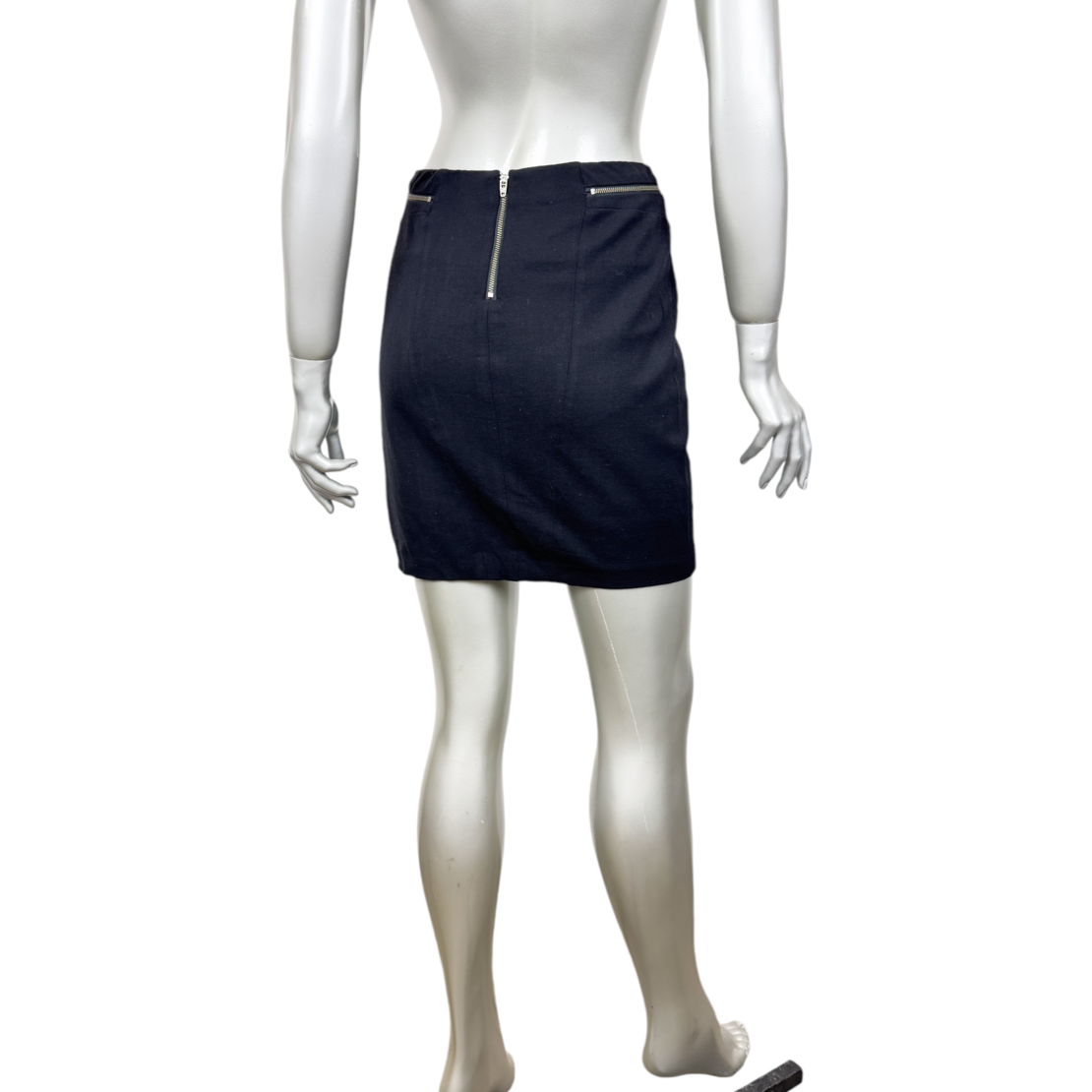 Helmut Lang вълнена мини пола (0/XS)