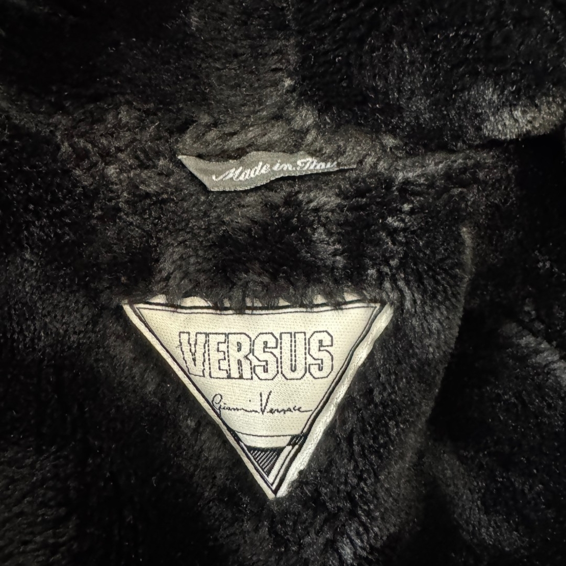 80s Versus Gianni Versace Faux Fur Women's Jacket (IT44)