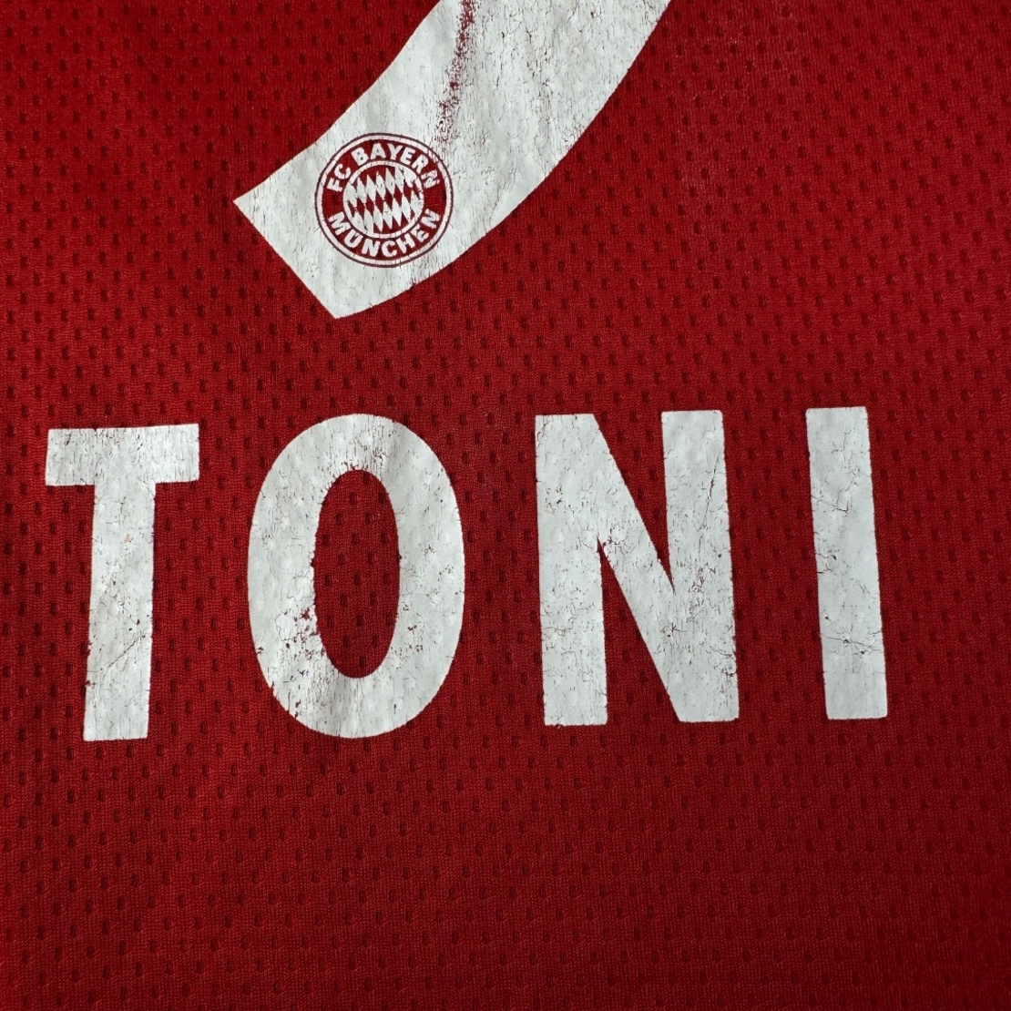 Adidas 2009-10 Bayern Munich Home Shirt #9 Toni (2XL)