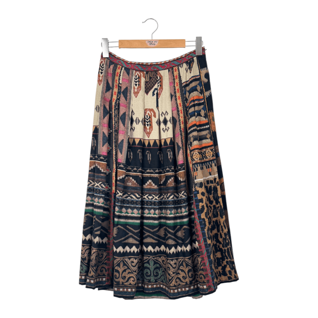 Etro Pleated print skirt (IT44)