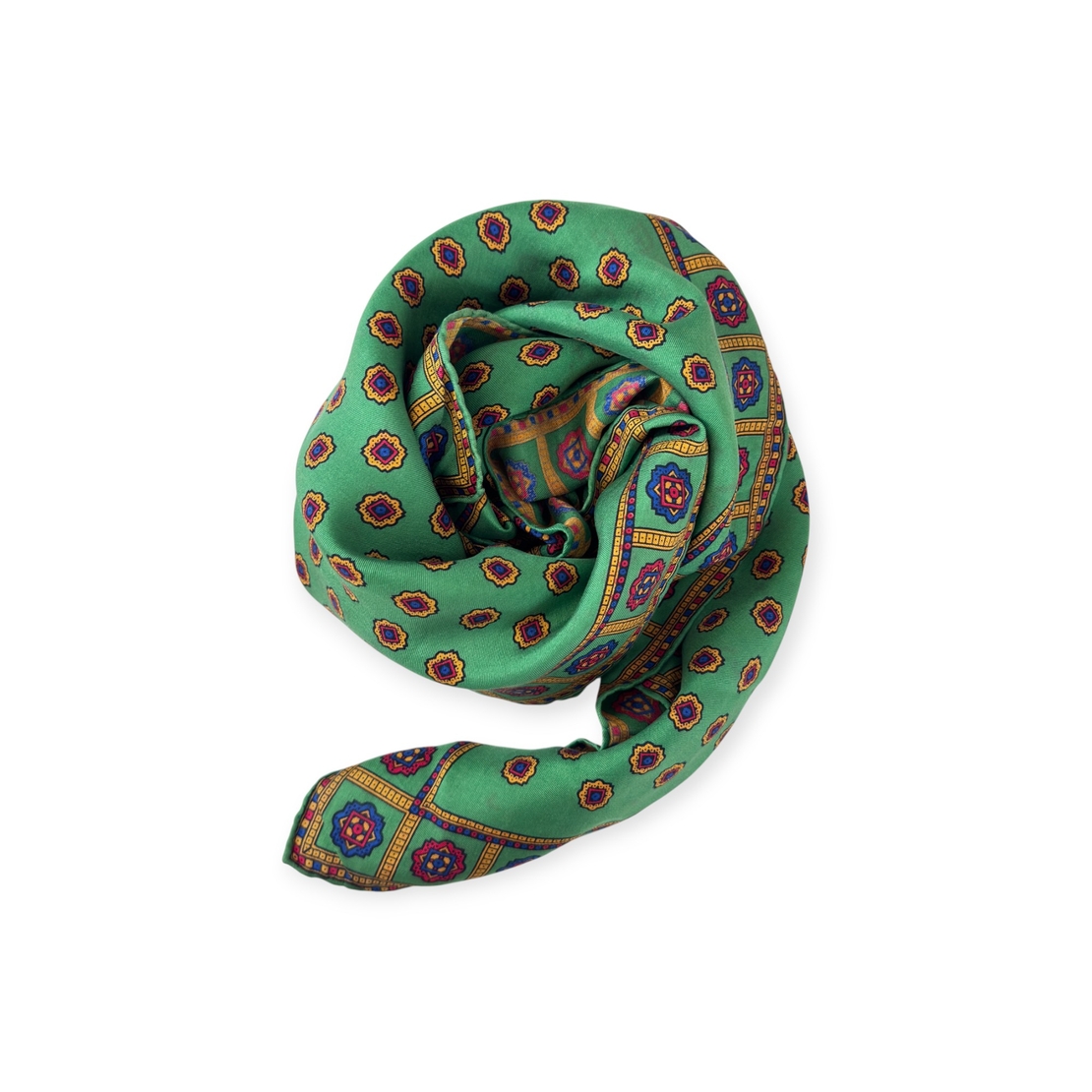 No brand копринен принт шал 66x66