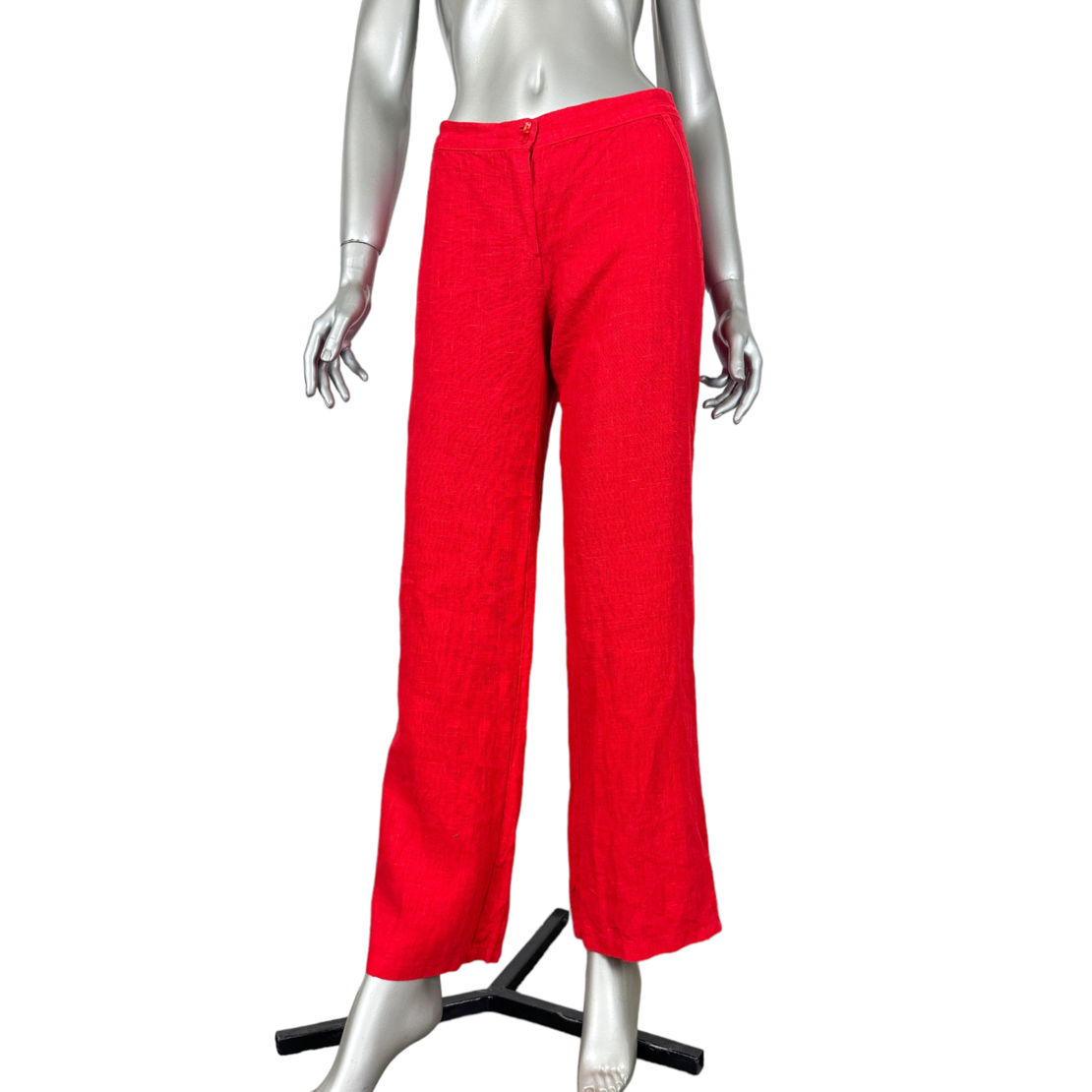 Дамски ленен панталон Elisa Cavaletti Linen Trousers