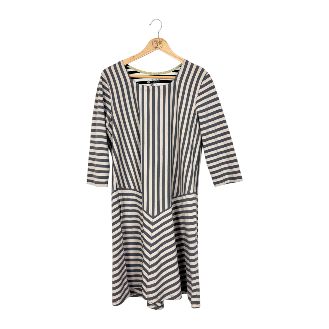 Gudrun Sjöden Striped Cotton Dress (L)
