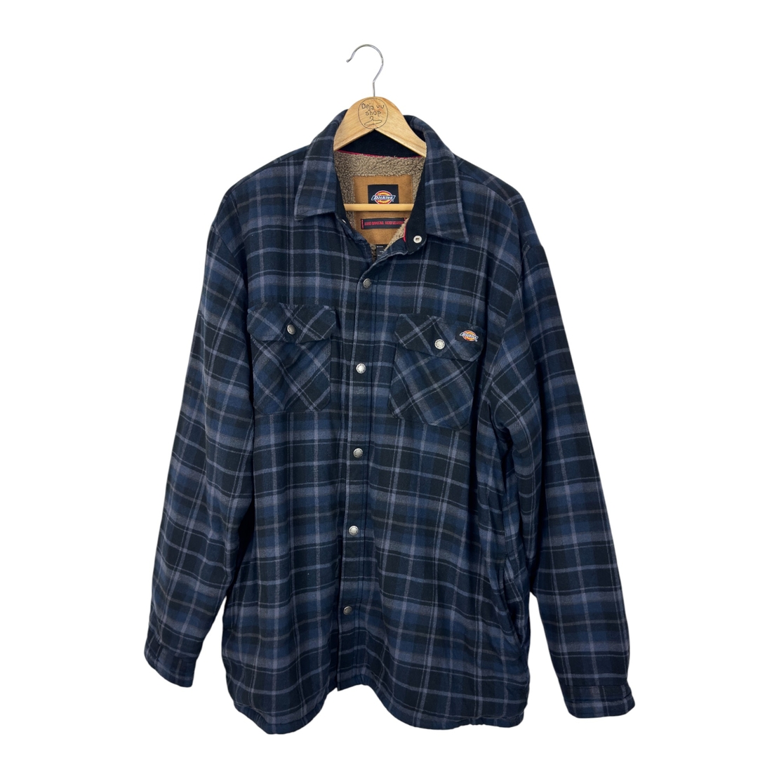 Dickies Sherpa Lined Flannel Shirt Jacket (XL)