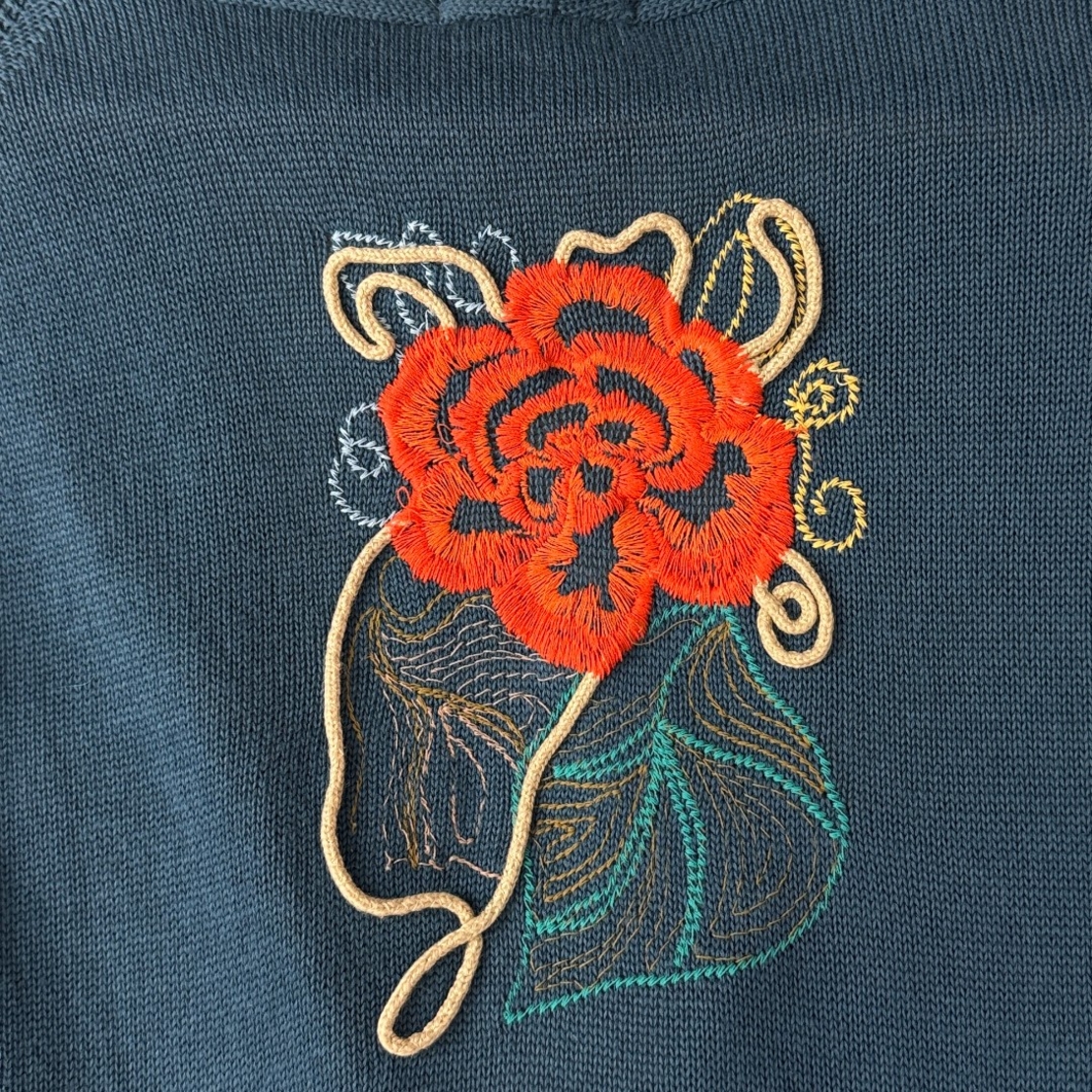 Ivko Long Cardigan Lace Floral Pattern (42)