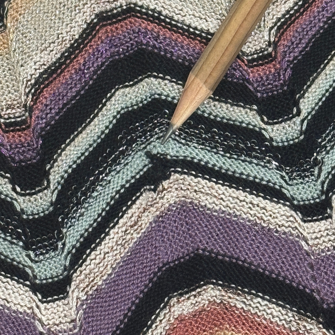 Missoni Lindex многоцветен плетен шал