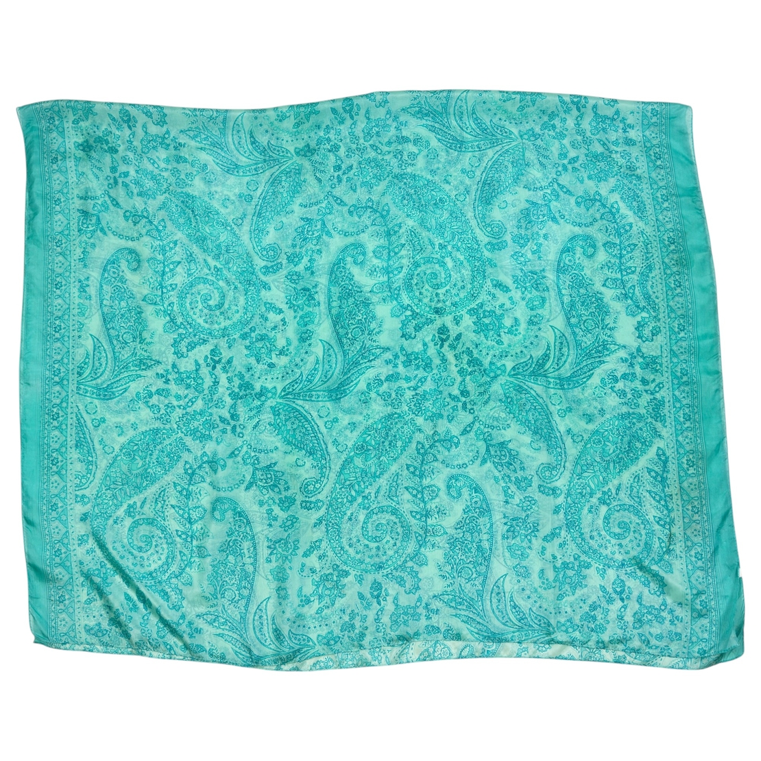 No brand Paisley копринен шал