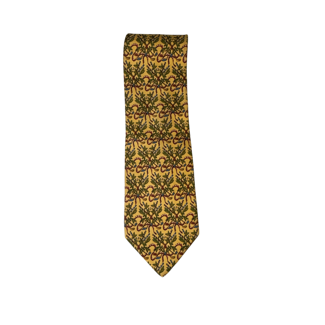 Salvatore Ferragamo silk tie 57''
