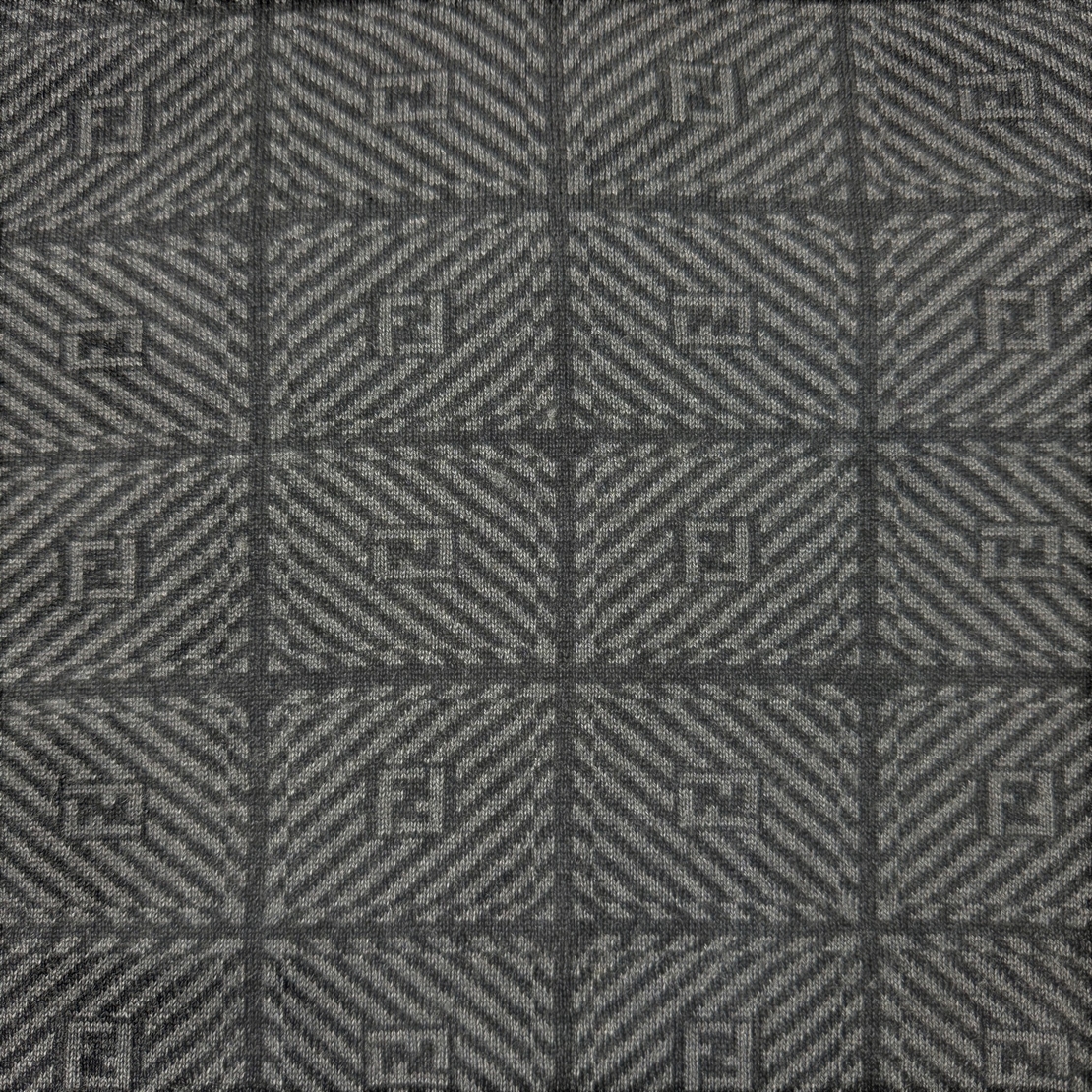 FENDI - FF Monogram men's merino wool pullover (52)