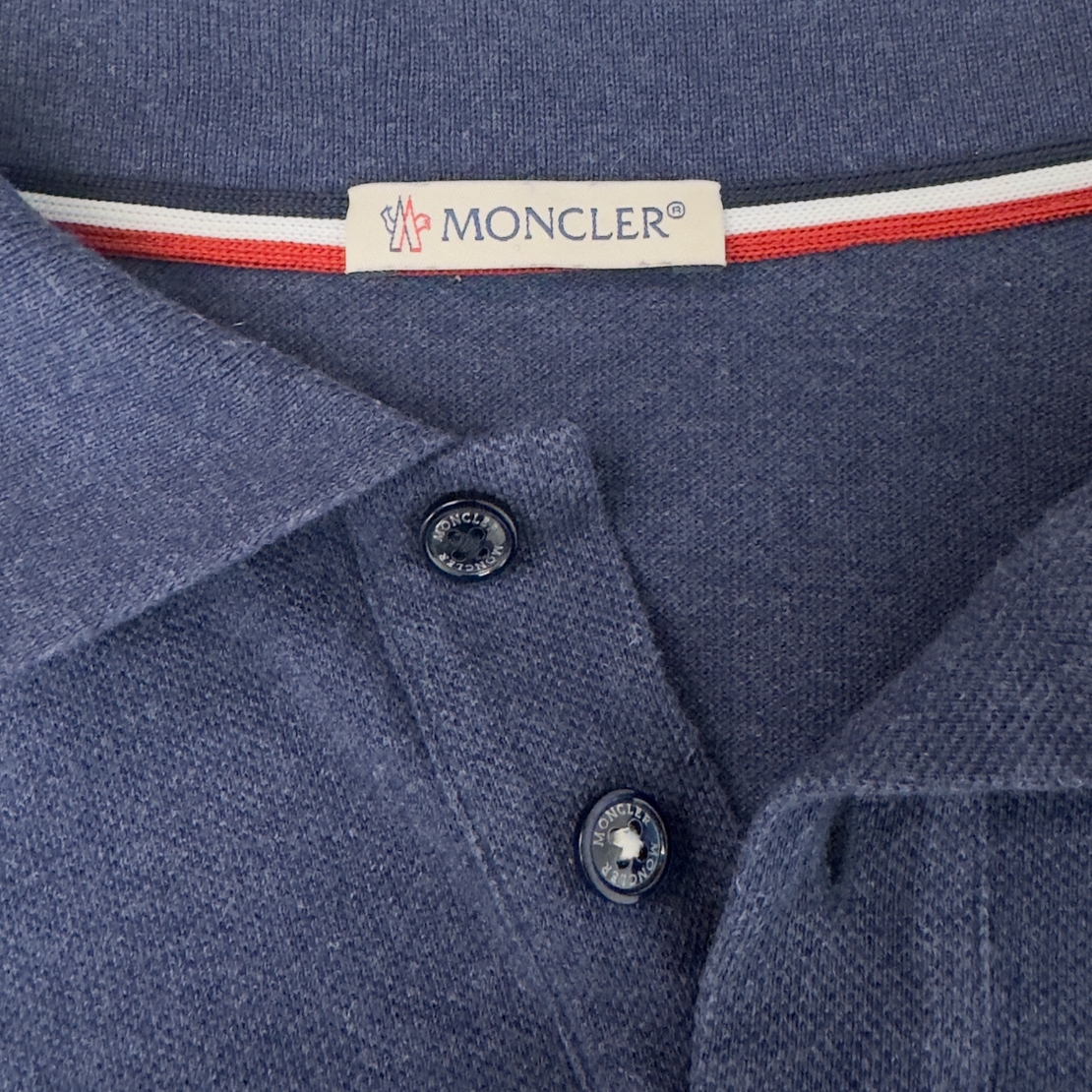 Moncler women chest logo-patch detail polo shirt (M)