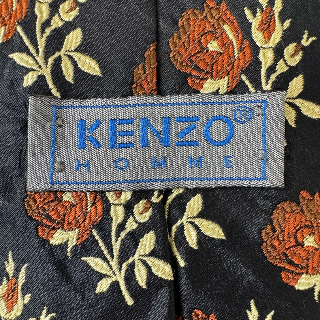 Vintage Kenzo Home копринена вратовръзка 59''
