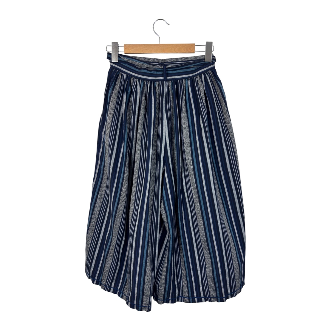 Vintage Kenzo Paris Culottes панталон с висока талия и райета (FR40)