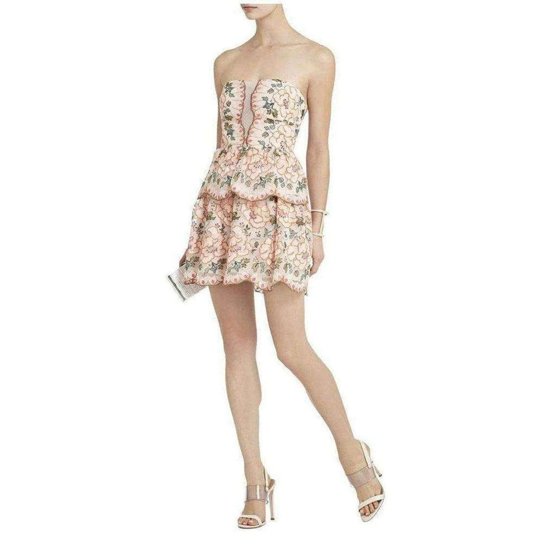BCBG MAX AZRIA бална бродирана рокля (0)
