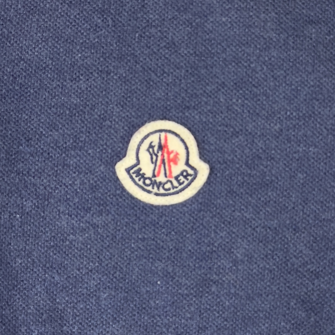 Moncler women chest logo-patch detail polo shirt (M)