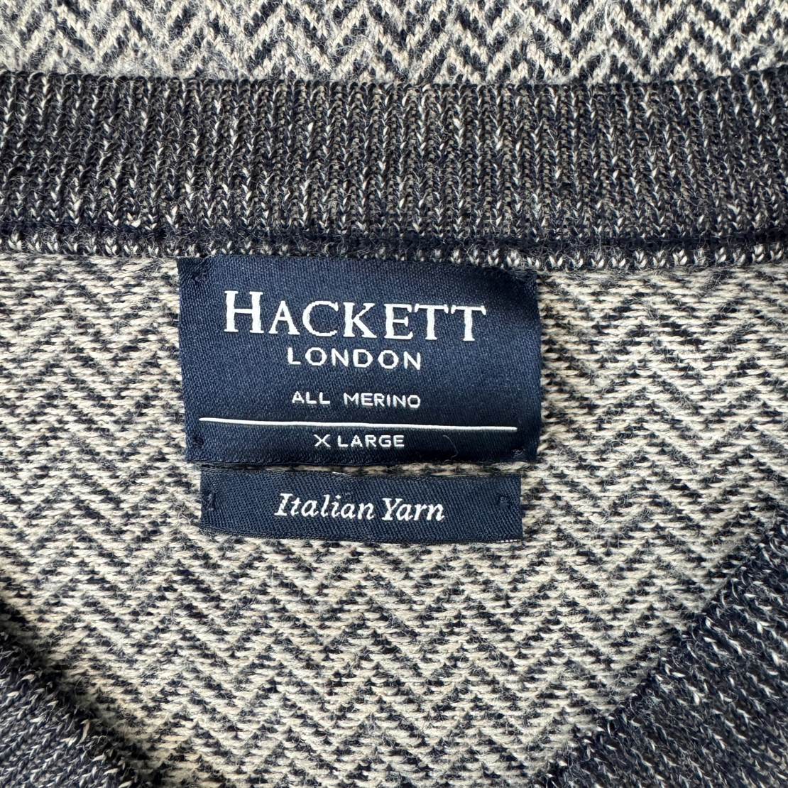 Hackett London мъжки мерино пуловер (XL)