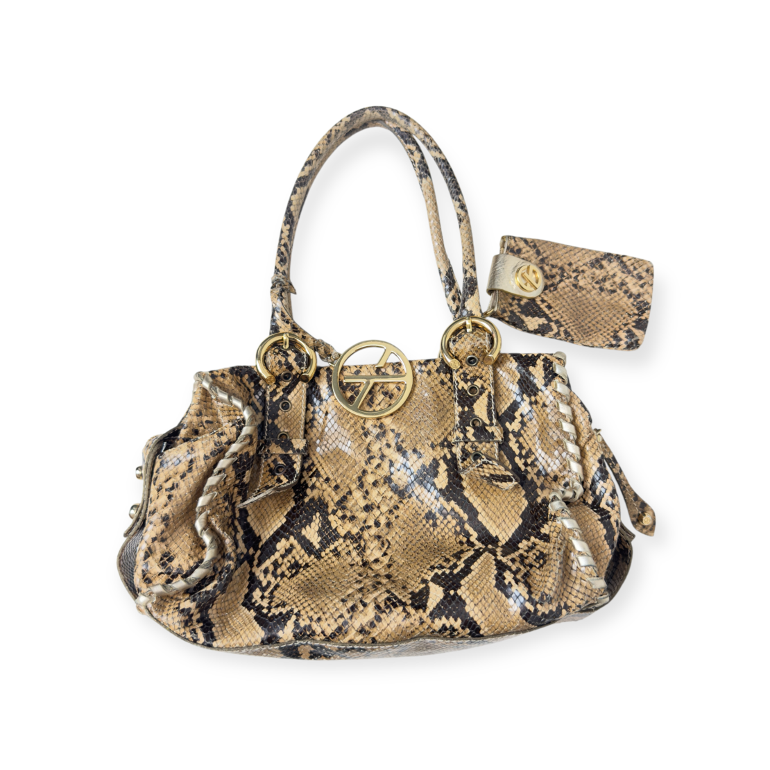 Francesco Biasia Snake Leather Bag