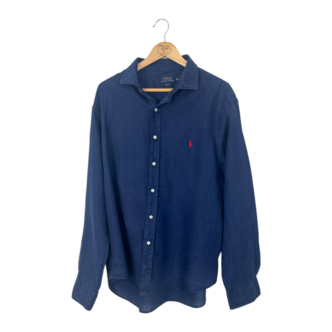 Polo Ralph Lauren Linen Button Down Shirt Slim Fit (2XL)