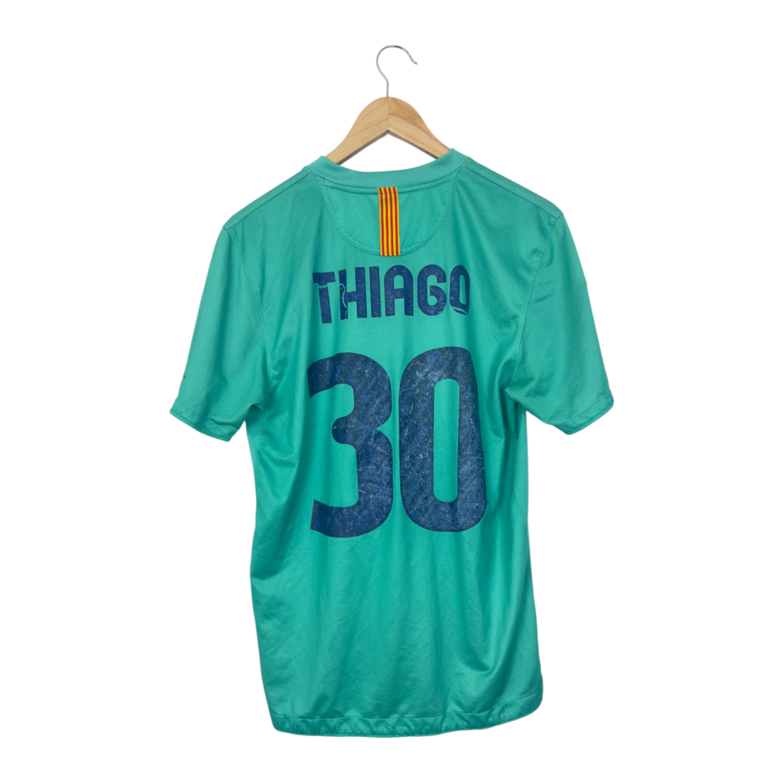 Nike Barcelona 2010/2011 Away Football Shirt #30 Thiago (M)