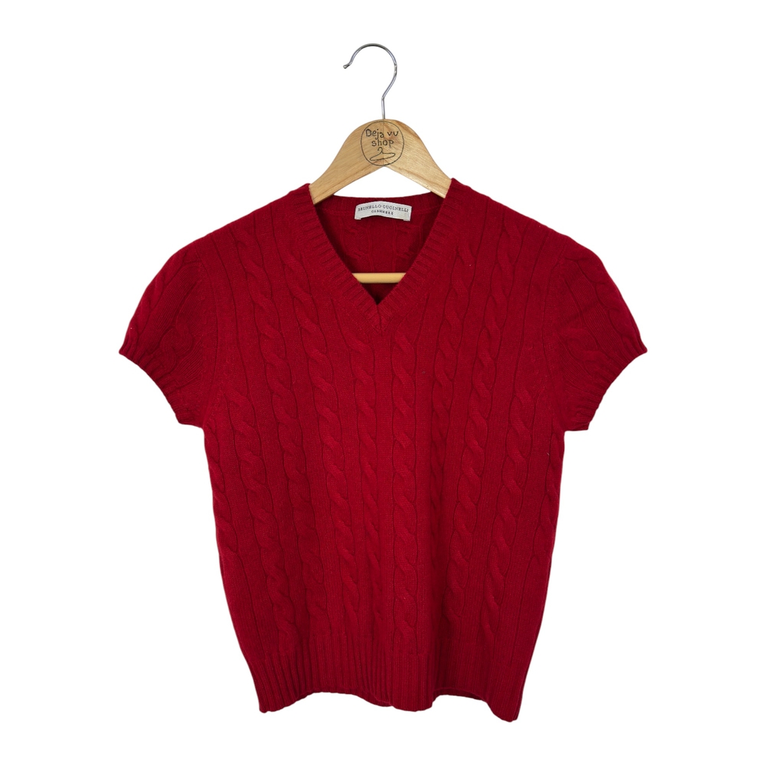 Brunello Cucinelli Cable Kniit Cashmere Sweater (M)