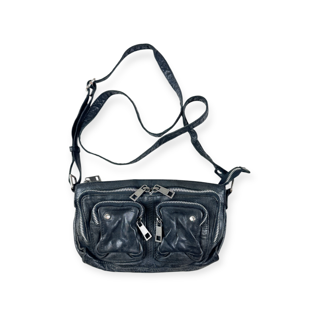 Nunoo Washed Leather Crossbody Bag