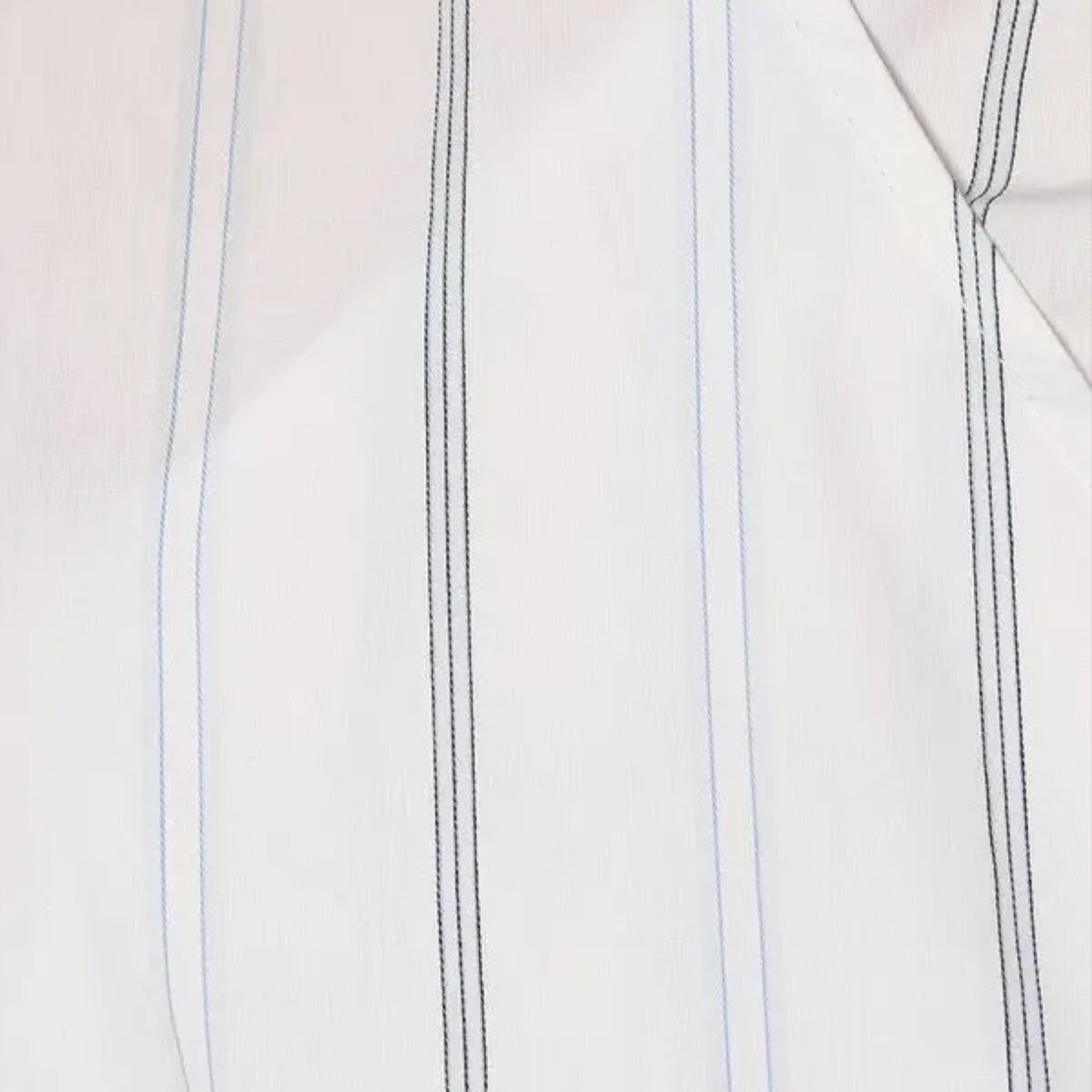 Ganni Striped обвиваща памучна риза (38)