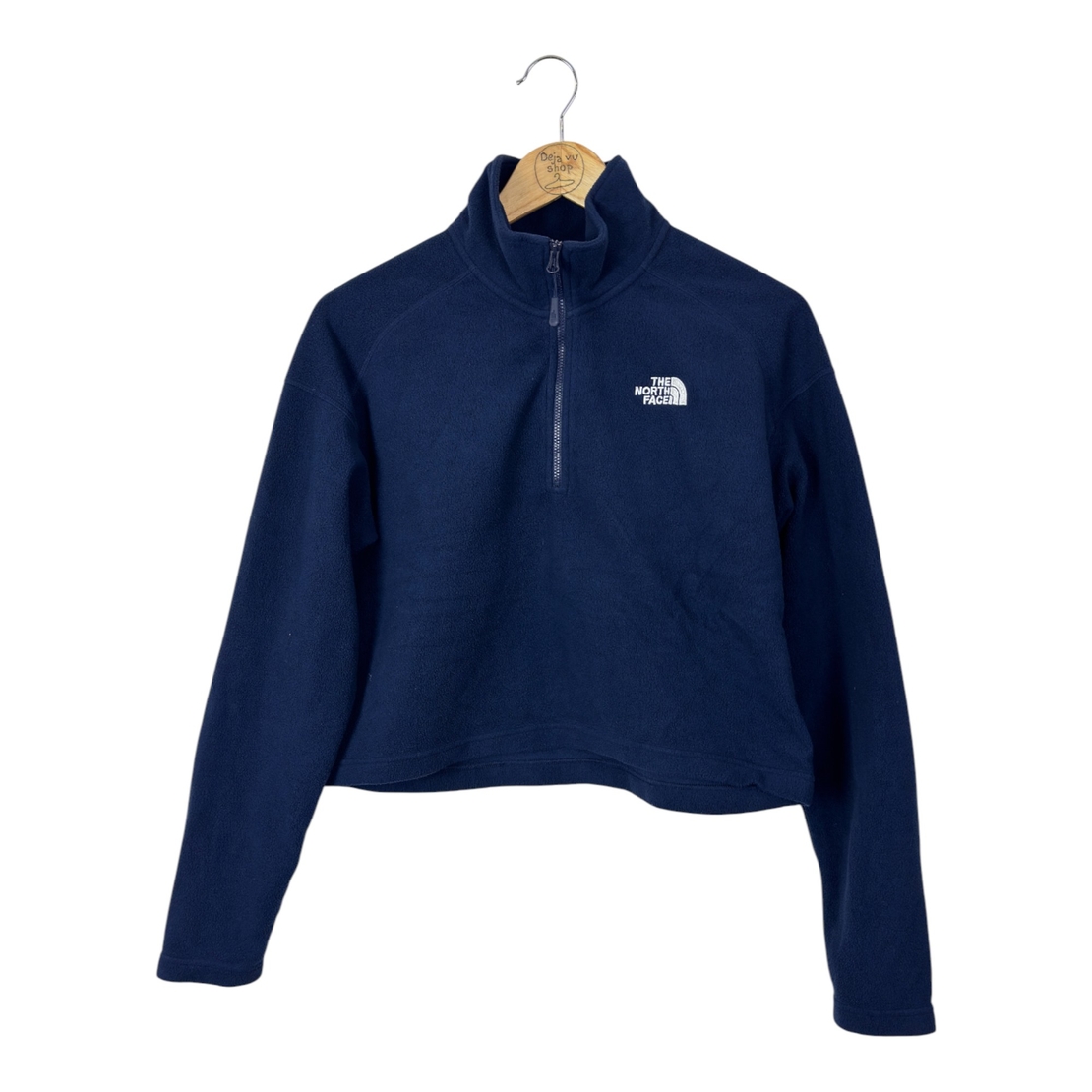 The North Face 100 Glacier 1/4 zip cropped fleece (L)