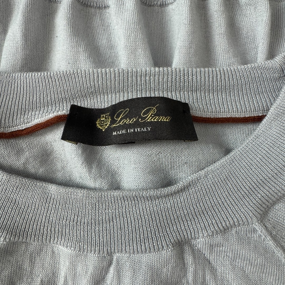 Loro Piana Crew Neck мъжки вълнен пуловер (54)