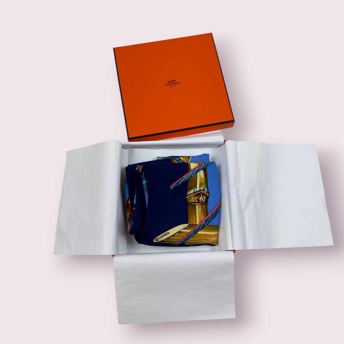 Vintage Hermès Jardin Creole Silk Scarf