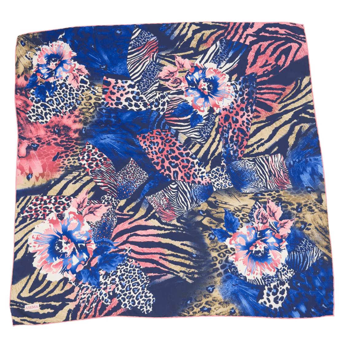 Asema Floral копринен шал 89x89