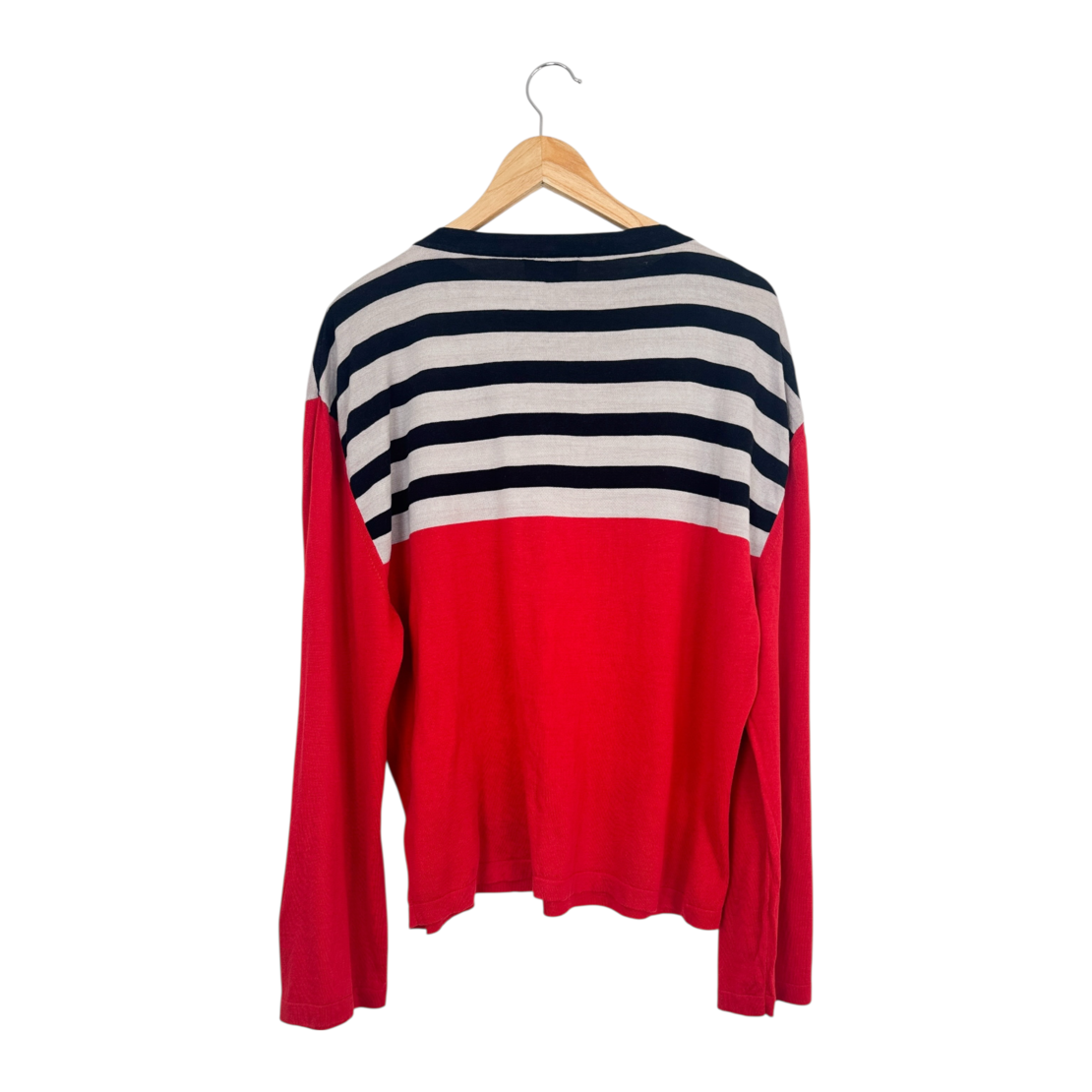 Acne Studios Optic Stripe Silk Blouse (M)