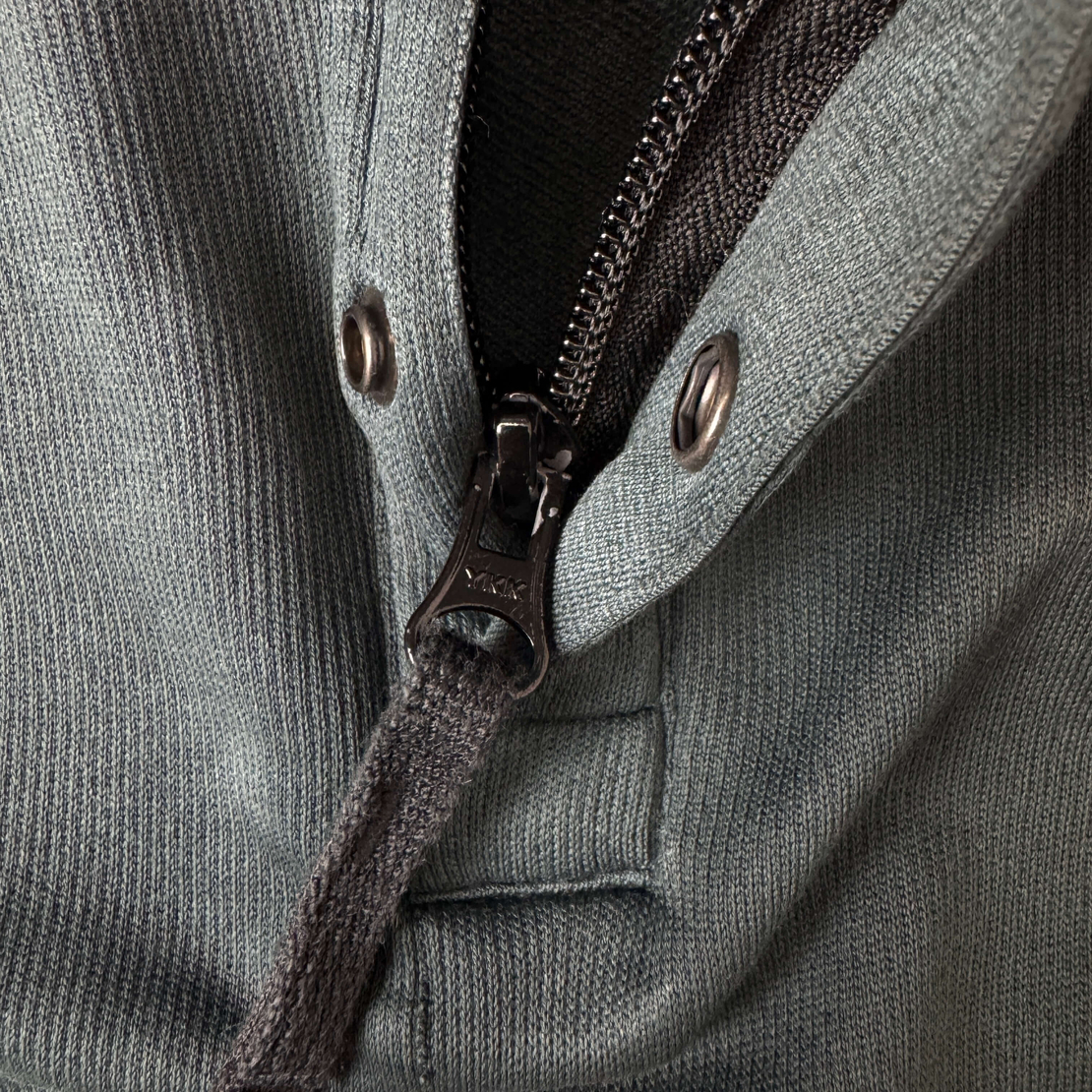 Stone Island 1/4 Zip Button Up Sweatshirt (M)