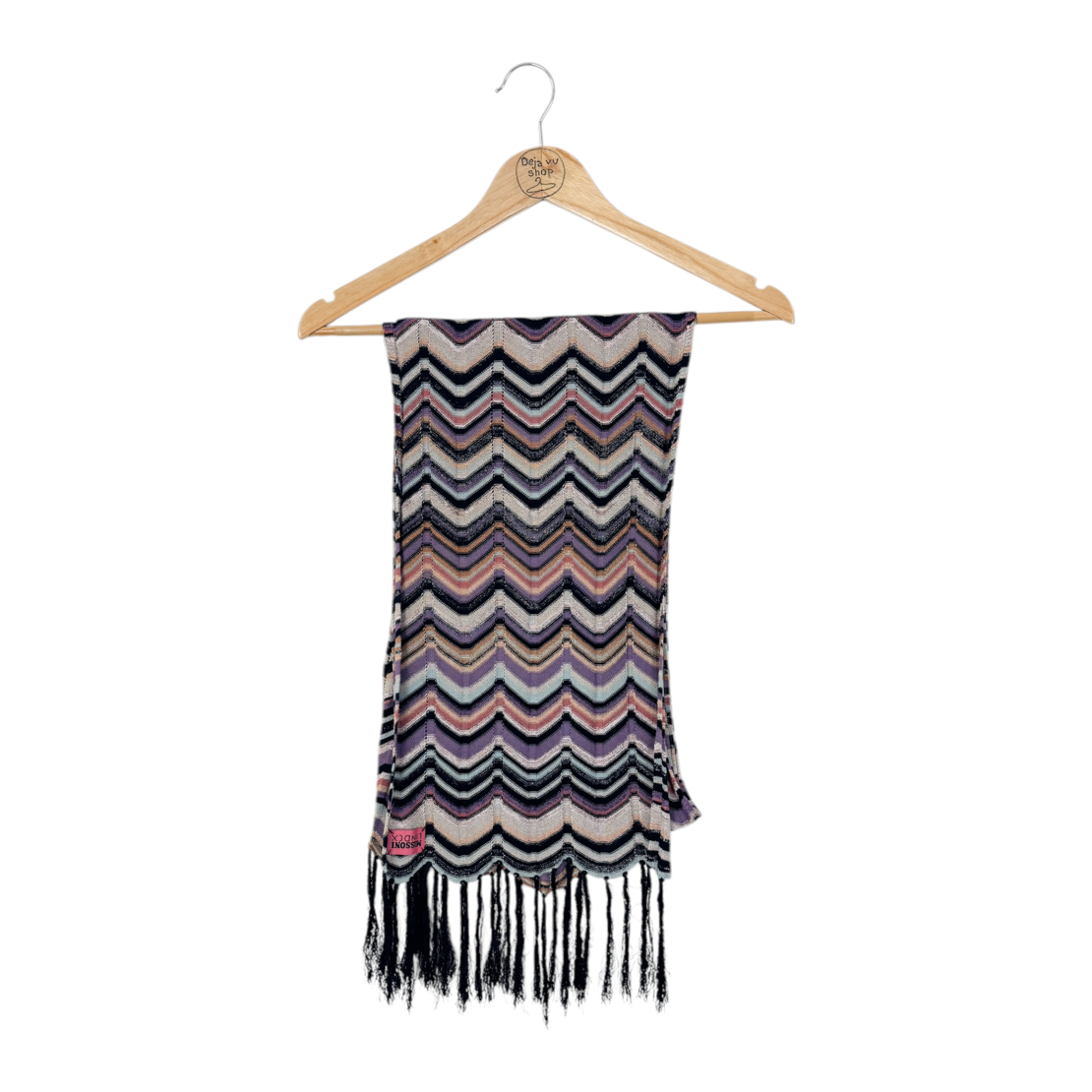 Missoni Lindex многоцветен плетен шал
