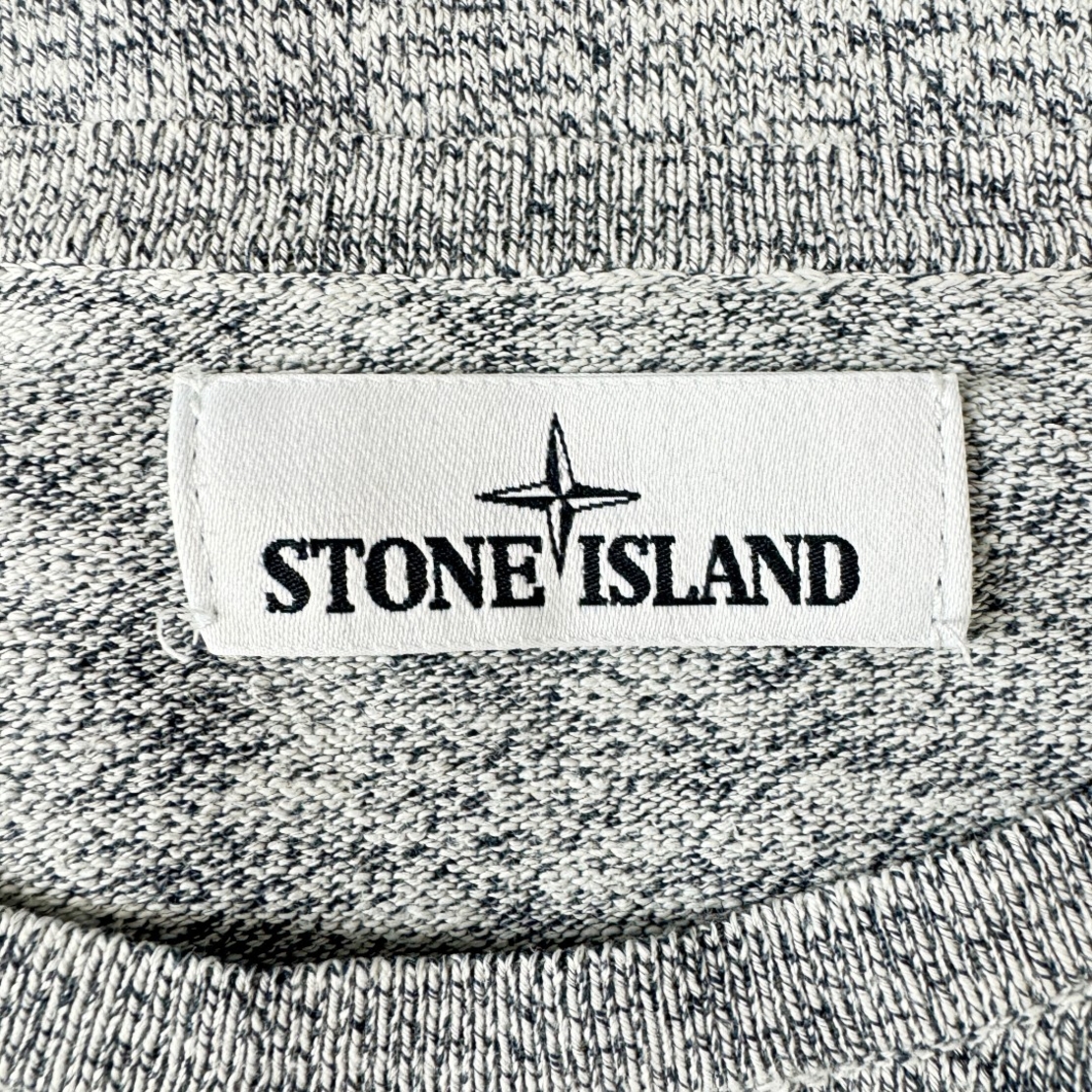 Stone Island Crewneck Linen Blend Compass Sweater (XL)