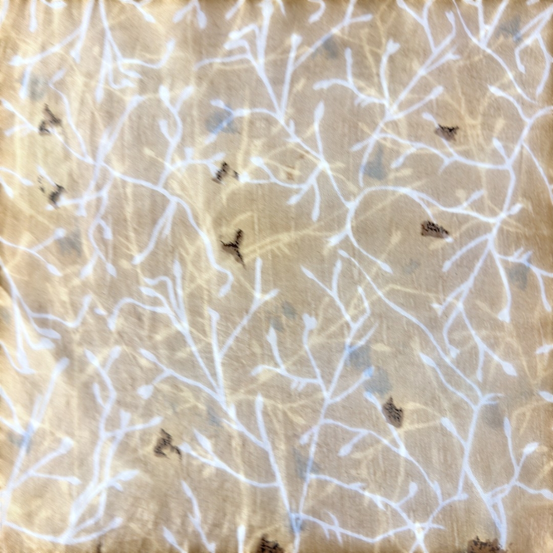 No brand копринен принт шал 52x176