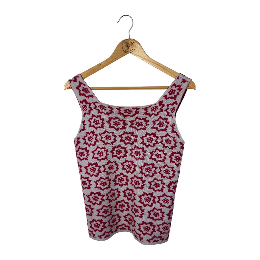 Oleana плетен потник вълна и коприна (L)