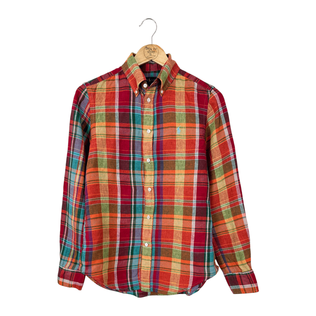 Polo Ralph Lauren - Custom Fit дамска ленена риза (S)