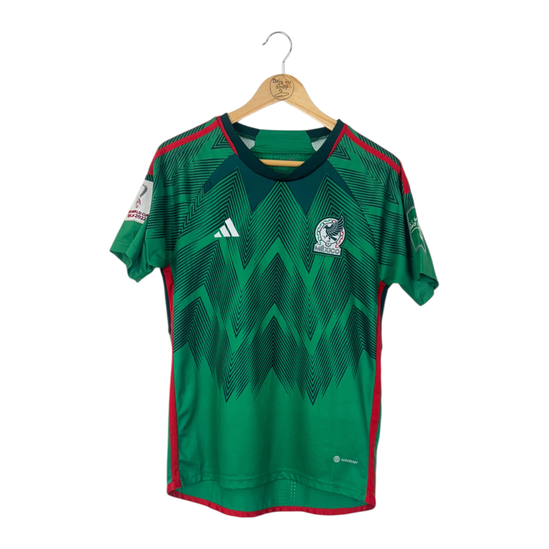 Adidas Mexico Home Football Jersey Ale 78 Green Qatar 2022 (S)