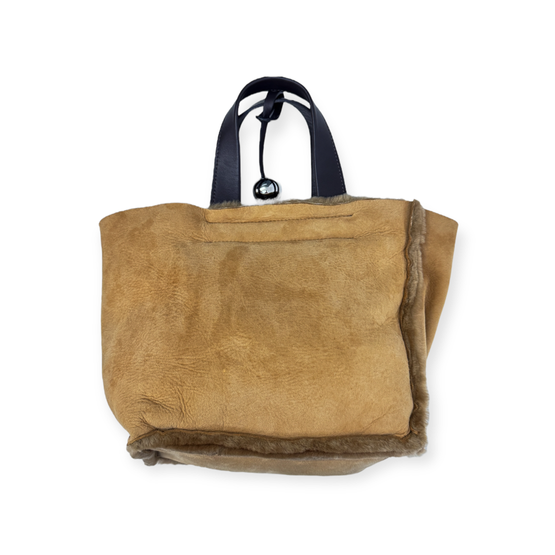 Furla Sherpa Sheepskin Tote Bag