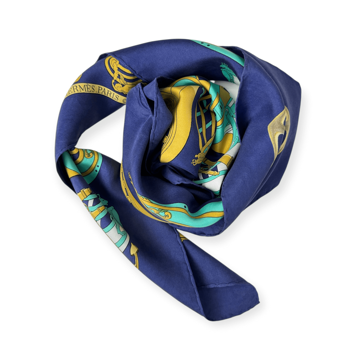 Vintage Hermès Proues Silk Scarf 87x87