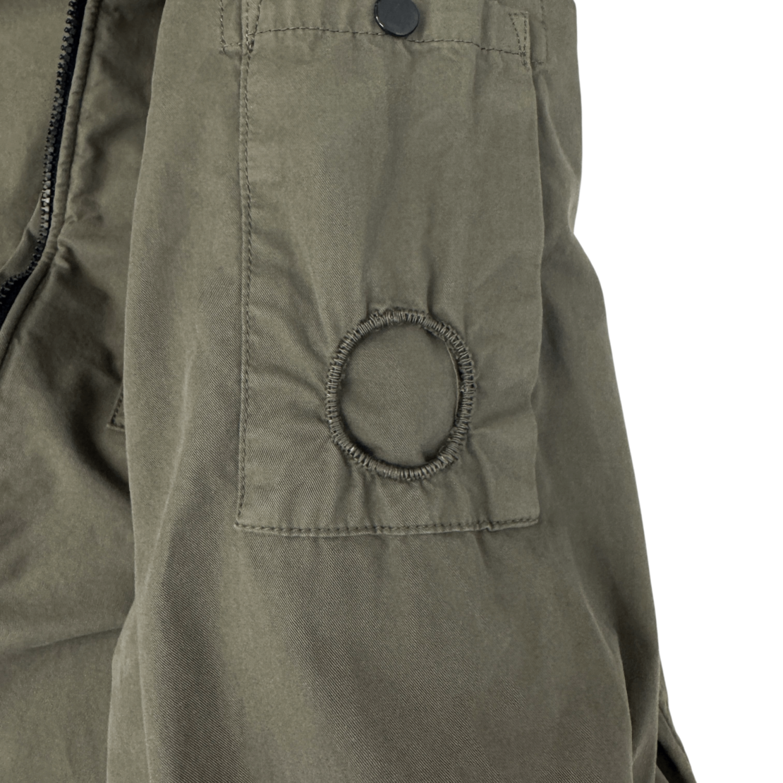 C.P. Company Gabardine Zip Up Lens Overshirt (S)