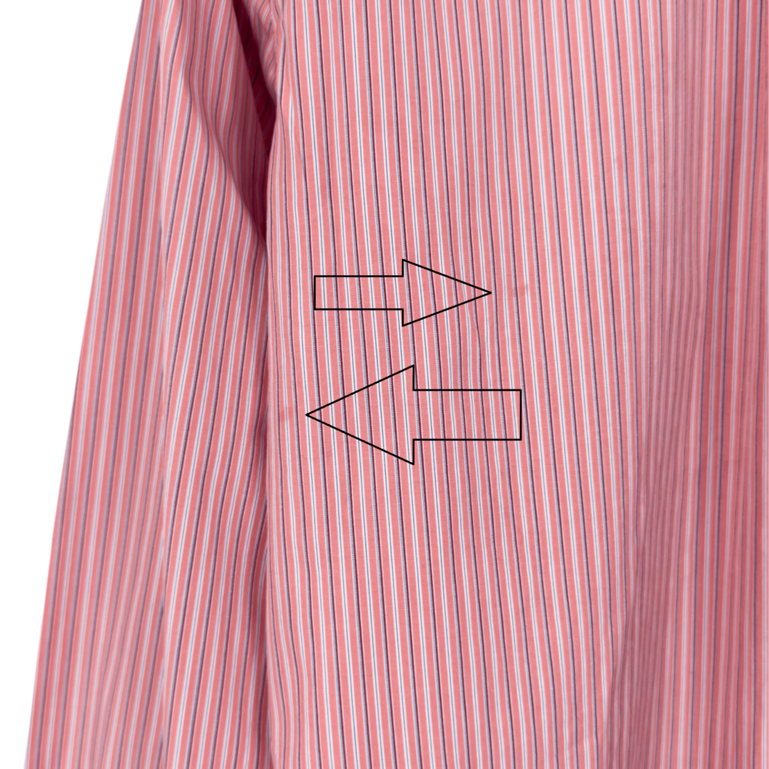 RALPH LAUREN Pink Striped Classic Fit Button-Down Shirt (M)