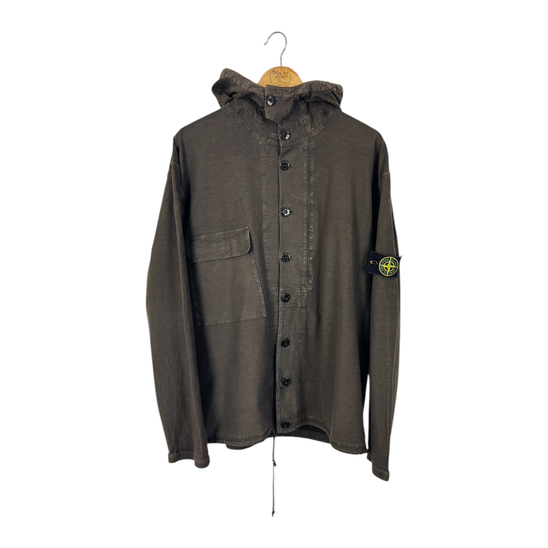 Stone Island Hooded Overshirt (XL)