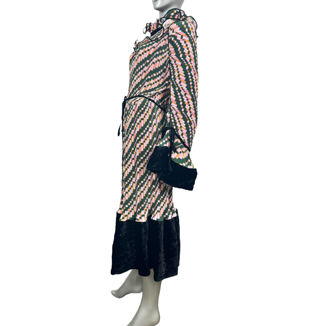 Tory Burch Pleated Ruffle Dress (US12)