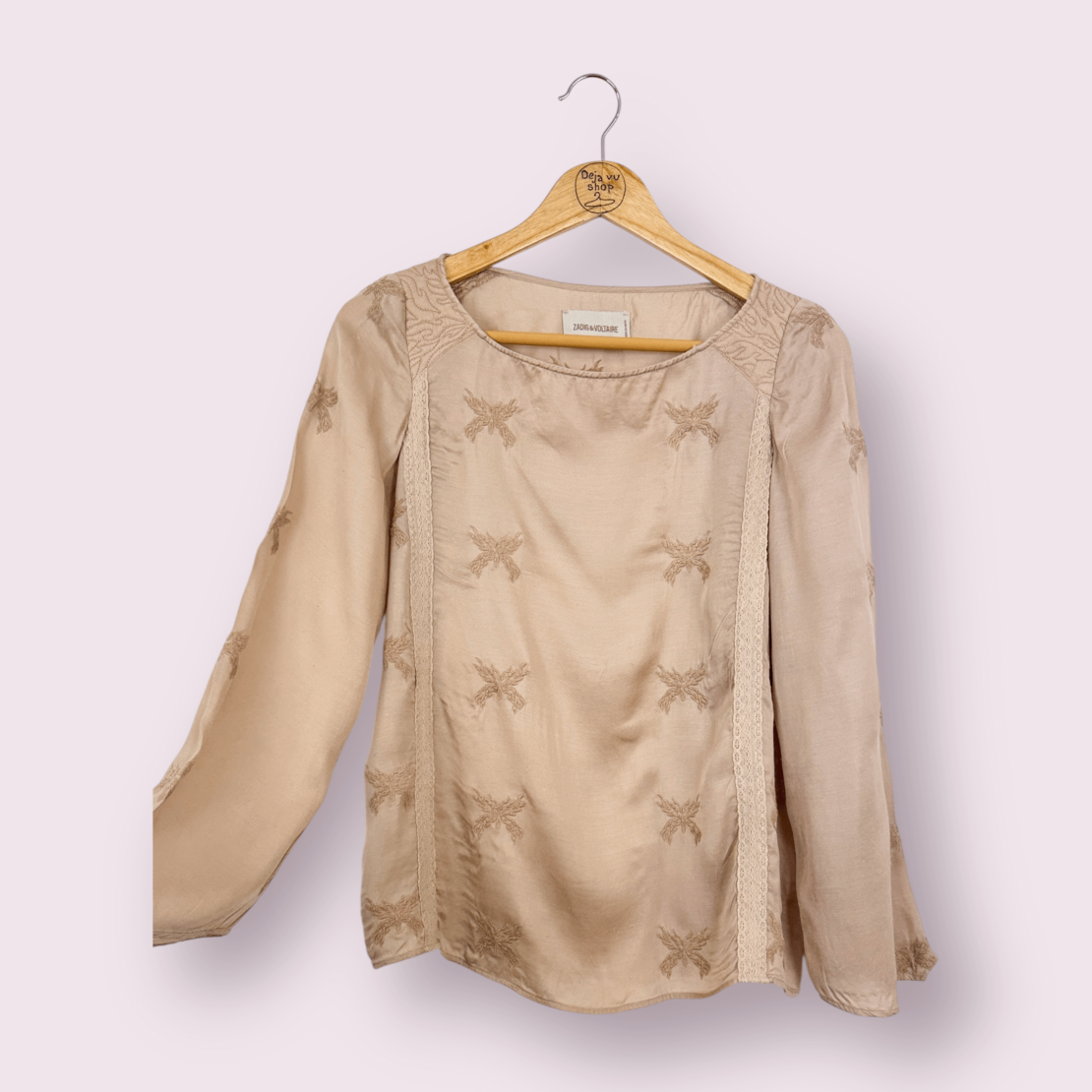 Zadig&Voltaire дамска блуза с бродерии (S)