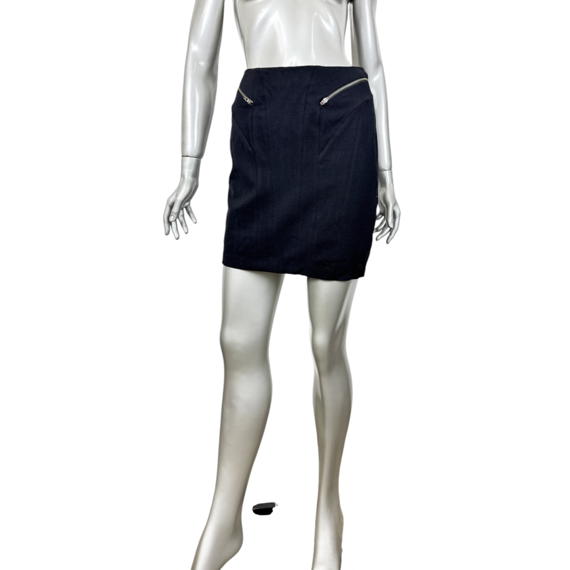 Helmut Lang вълнена мини пола (0/XS)