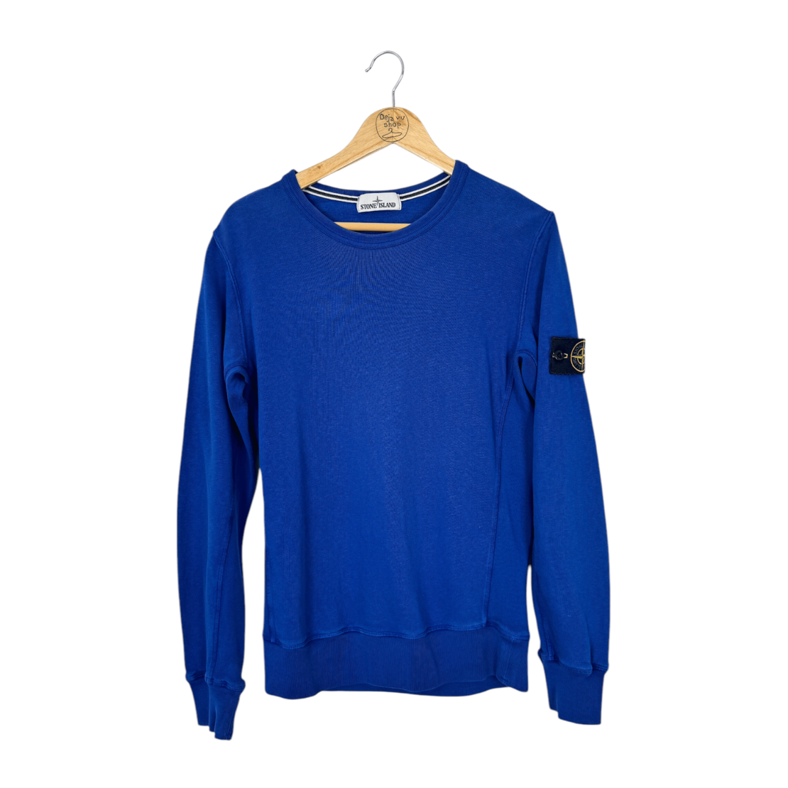 Stone Island Crew Neck Badge Logo Sweatshirt (M)