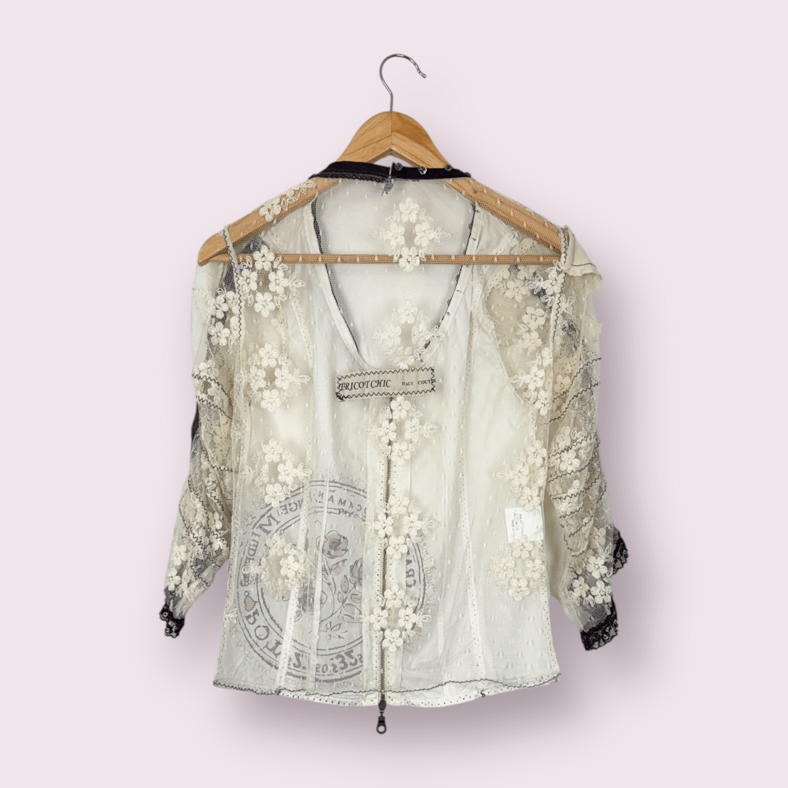 Tricot Chic дамско яке с дантели (40)