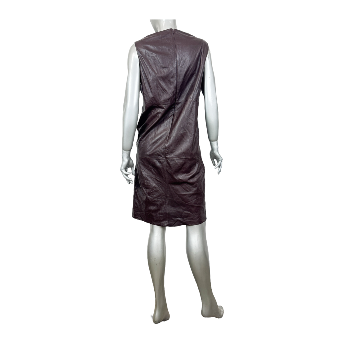 Massimo Dutti кожена рокля (M)