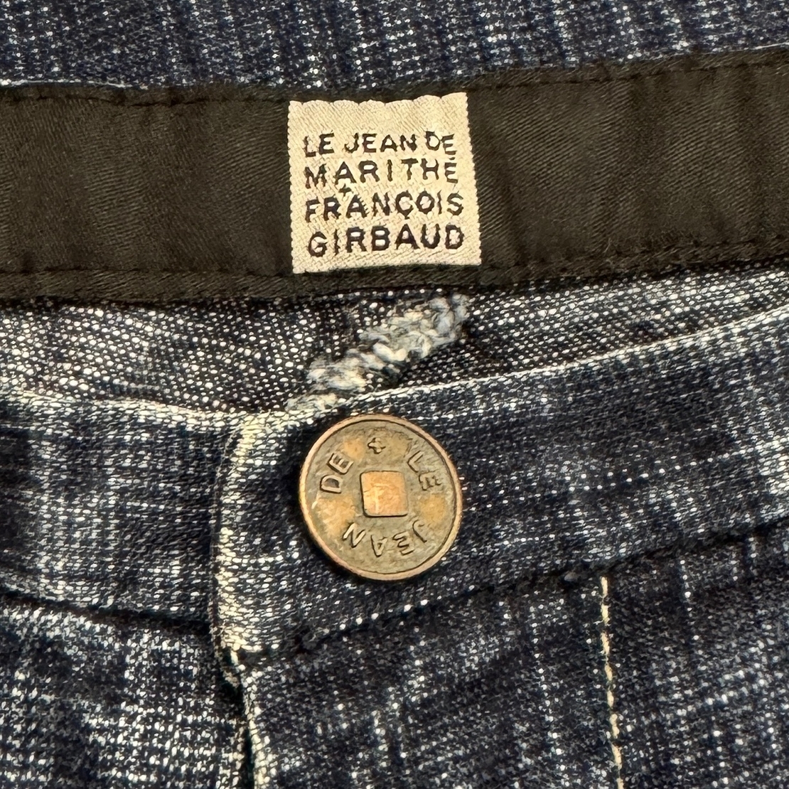 Vintage Le Jean De Marithe + Francois Girbaud Straight Jeans (42)