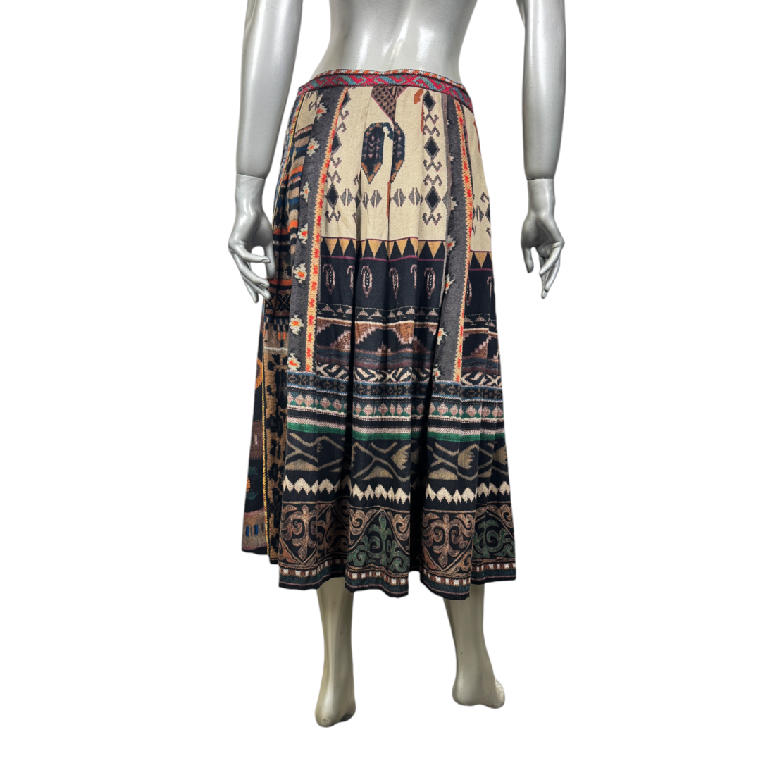 Etro Pleated print skirt (IT44)